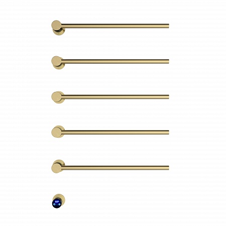 Аккорд П5 500х800 электро Полотенцесушитель TERMINUS Брашированное золото Симферополь - фото 2