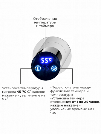 Аккорд П5 500х800 электро Полотенцесушитель TERMINUS Нержавеющая сталь Симферополь - фото 4 Аккорд П5 500х800 электро Полотенцесушитель TERMINUS Нержавеющая сталь Симферополь - фото 4