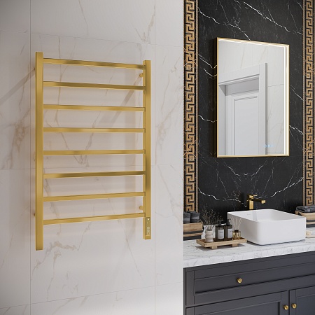 Ватикан П8 500х850 Электро Полотенцесушитель TERMINUS Брашированное золото Симферополь - фото 3 Ватикан П8 500х850 Электро Полотенцесушитель TERMINUS Брашированное золото Симферополь - фото 3