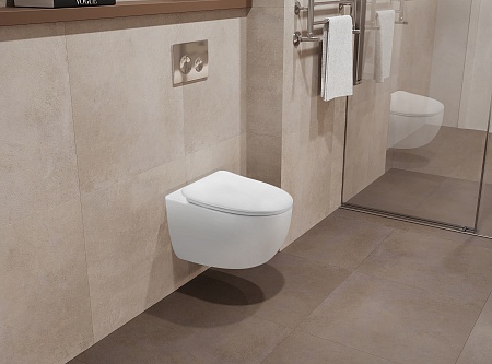 Подвесной унитаз безободковый Terminus Енисей Monolit 560х390 белый Симферополь - фото 1 Подвесной унитаз безободковый Terminus Енисей Monolit 560х390 белый Симферополь - фото 1